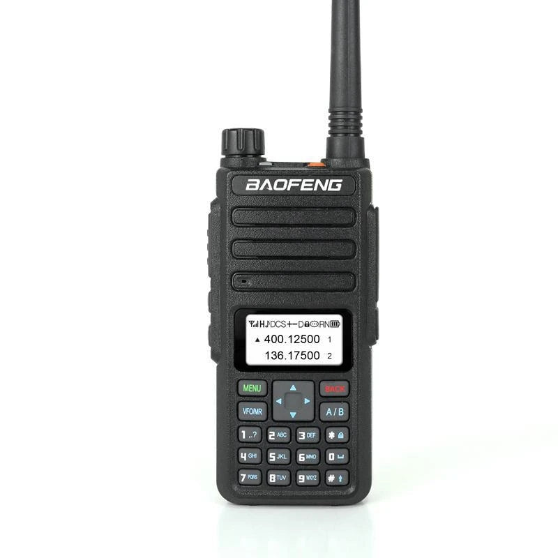 BaoFeng H6 10W HAM Rádio bidirecional VFH UHF Teclado FM Rádios Player Esportes ao ar livre, Camping Caminhadas Comunicação sem fio