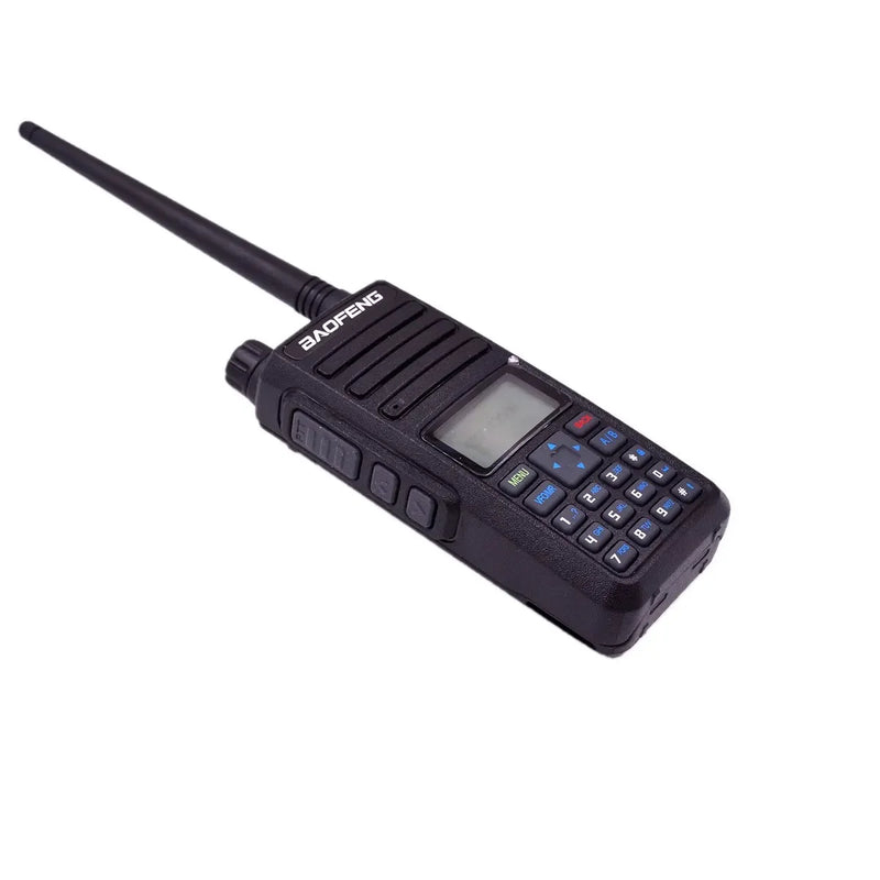 BaoFeng H6 10W HAM Rádio bidirecional VFH UHF Teclado FM Rádios Player Esportes ao ar livre, Camping Caminhadas Comunicação sem fio