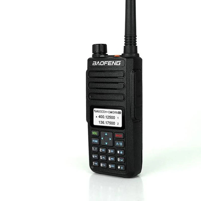 BaoFeng H6 10W HAM Rádio bidirecional VFH UHF Teclado FM Rádios Player Esportes ao ar livre, Camping Caminhadas Comunicação sem fio